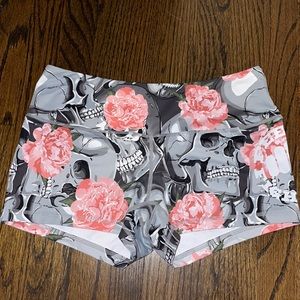 CrossFit shorts workout short skulls
